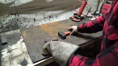 Making an anvil and pliers DIY