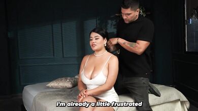 Busty brunette MILF ends up having sex with her therapist when she knows where to touch her