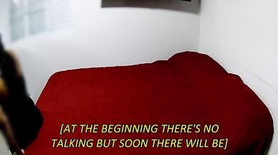 SUBTITLED-Experienced MILF Explores Huge Teen Dick Raw During Intense Homemade Play