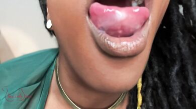 POV Girlfriend Punishes You With Nasty Unbrushed Tongue