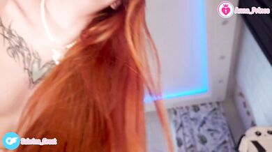 Dildo Ride on Transparent Chair