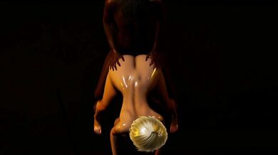 Big ass blonde is fucked hard in a dark alley