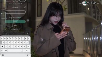 Asian Cutie Met on Sex-Dater Gets Her Ass Destroyed by a Stranger - Eye Rolling, Shaking Squirt