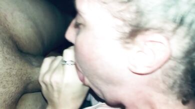 Sucking cock until his balls are empty. I love draining warm cum into my dirty mouth.