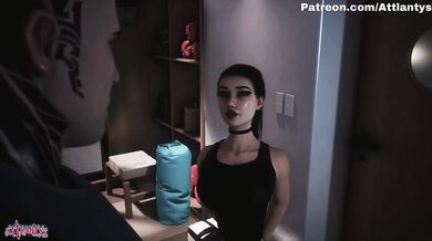 Petite Curvy Brunette Destroyed By Her Huge Yoga Instructor (Wild Life 2K)