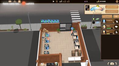 A sex cafe where you have to work before you can fuck these beautiful maids. part 2