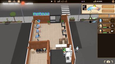 A sex cafe where you have to work before you can fuck these beautiful maids. part 2