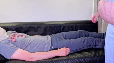Pregnant MILF nurse Lily Corinth administers emergency handjob for critically unejaculated patient