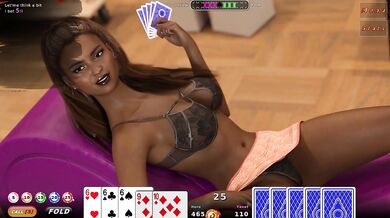 Spicy Strip Poker Ep 2| Strip Poker Hentai Game | Yanet and Some Good Luck