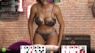 Spicy Strip Poker Ep 2| Strip Poker Hentai Game | Yanet and Some Good Luck