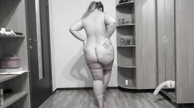 Fucking hard with a huge dildo