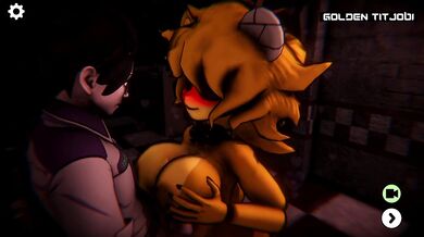 trabajo de tetas de Golden -Fap Nights At Frennis