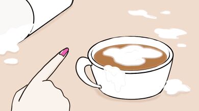 Fiona goes to the cafe