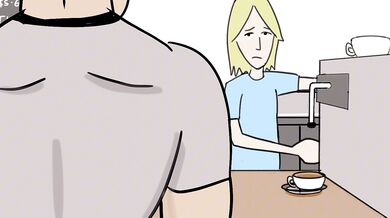 Fiona goes to the cafe