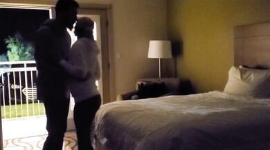 Beautiful Wife Fucked 3 Times at Hotel Door Open Shower and More!