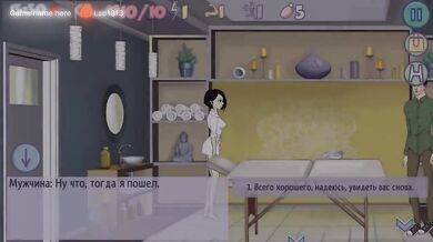A lustful student girl takes the path of debauchery. Hentai Game. part 2