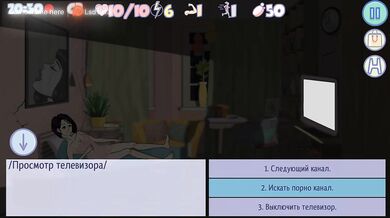 A lustful student girl takes the path of debauchery. Hentai Game. part 2