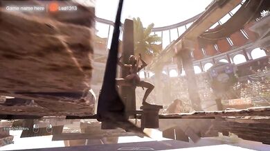 Lara Croft gets her tight pussy fucked by a statue's huge cock. 3D Hentai Game. part 2