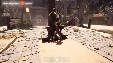 Lara Croft gets her tight pussy fucked by a statue's huge cock. 3D Hentai Game