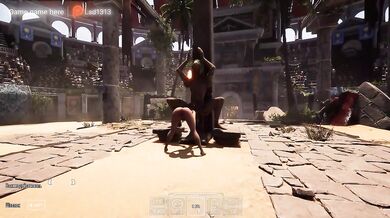 Lara Croft gets her tight pussy fucked by a statue's huge cock. 3D Hentai Game