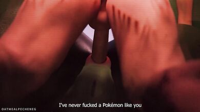 Pokemon ran into a powerful shop and became his personal slut Meowscarada wants her master's sperm[eng sub reaction