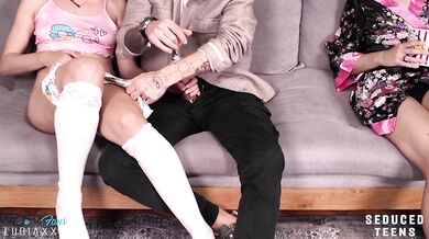 "DADDY!NO! NOT ON FAMILLY MOVIE NIGHT!" Innocent stepdaughter taboo