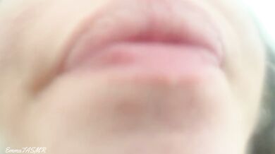 ASMR - Actual Lens Licking, Kisses, Tongue Sounds, Mouth Sounds EmmaTASMR