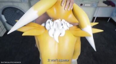The Pokemon slut has only one goal in life: to be a toilet for sperm, and she confidently goes towards her dream[eng sub reaction
