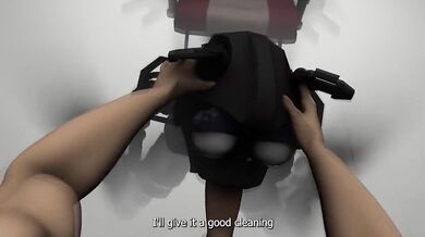 To pay off his mortgage, his stepbrother agreed to a sex test with the first intelligent android[eng sub reaction
