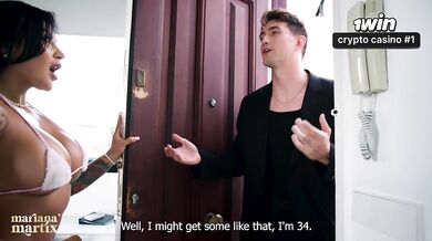 A Spanish teenager with a big cock comes to my house to destroy my pussy - Mariana Martix & Jimmy Bud