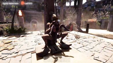 1,000 viewers watch as Lara is turned into a lustful slut. 3D Hentai Game