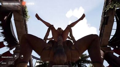 1,000 viewers watch as Lara is turned into a lustful slut. 3D Hentai Game. part 2