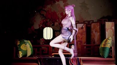 3D hot cosplay babe got fucked by big cock