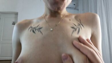 Sex during a football match ended with cum inside her pussy