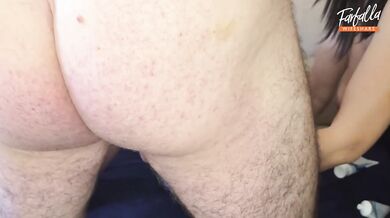 New Bisexual threesome. MMF. Wife Invites Bisexual Slave For Her Husband. Part 2. Ep 30513