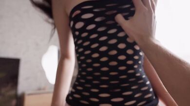 Step Mom Caught Step Son with a Boner and Help to Cum Quickly!