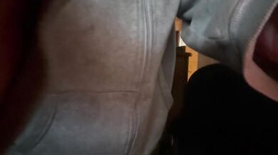Slutty Horny Girl Humps Chair Arm
