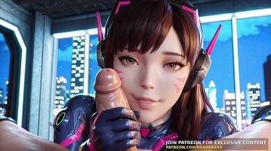 3D Animation : Overwatch - Dva Needs Your Cock