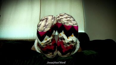 Sock Lovers Delight 3 - My Thickest Double Layer Socks Would Give You the Perfect Footjob