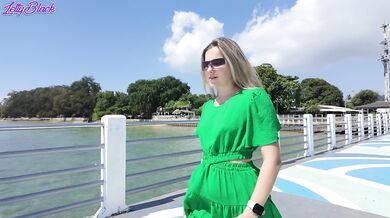 Milf Enjoys Remote Controlled Vibrators While Out For a Walk