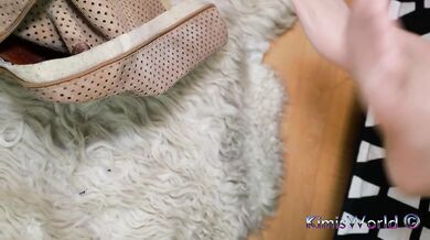 Warm & Sweaty Nylons in Knee-High Suede Boots – Tease & Reveal