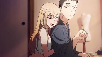 Kitagawa Marin's Tight Pussy Gets Pounded by Gojo's Virgin Cock