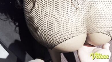 Look how sexy my girlfriend looks in heels and lingerie