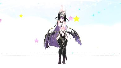 Thicc Elf VTuber dances to【花月成双】 | Hentai MMD