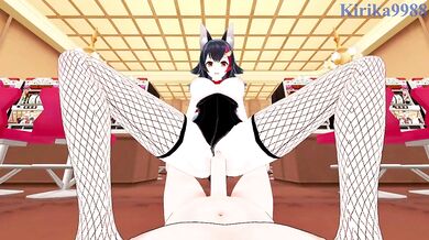 Ookami Mio (Bunny Girl) and I have intense sex in the casino. - Hololive VTuber POV Hentai