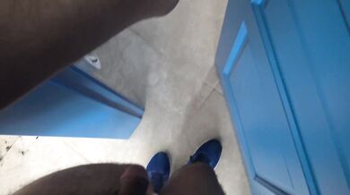 Voyeur stepson caught masturbating while watching his stepmother