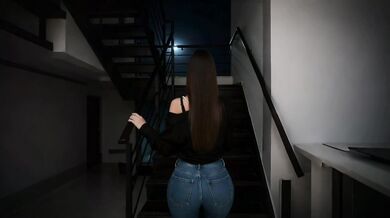 I go into an abandoned house and the security guard fucks me