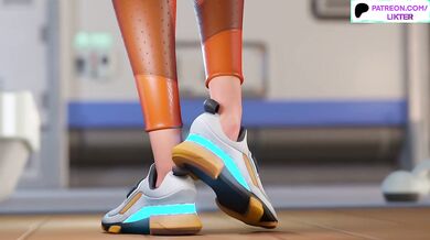 TRACER PLAY WITH YOUR DICK AMAZING FEET HENTAI ANIMATION OVERWATCH
