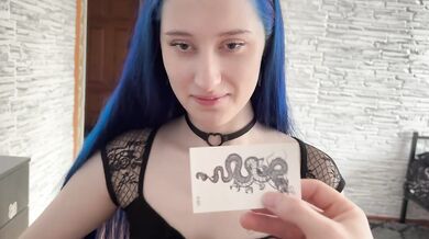 POV anal creampie, I helped my stepsis choose a tattoo and she wanted fuck