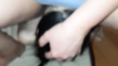 I sat on her face and held her head to control my orgasm - IkaSmokS